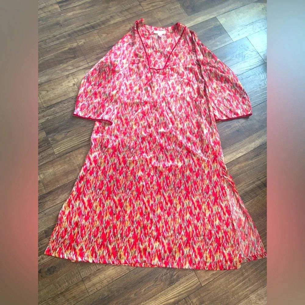 Vintage Oscar de la renta satin v neck night gown L $68